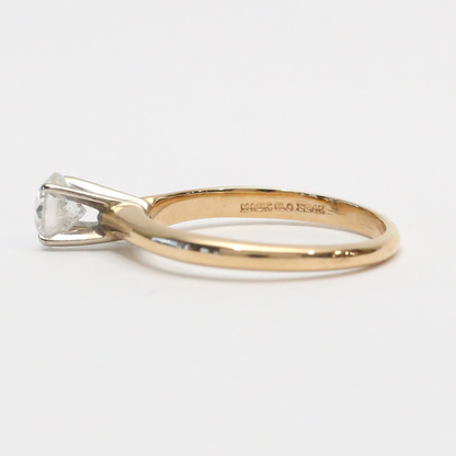 Inel cu Diamante din Aur Galben 14k