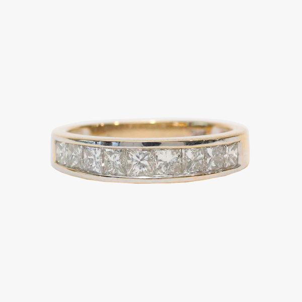 Inel cu Diamante din Aur Galben 14k