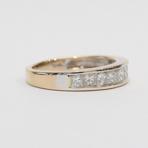 Inel cu Diamante din Aur Galben 14k