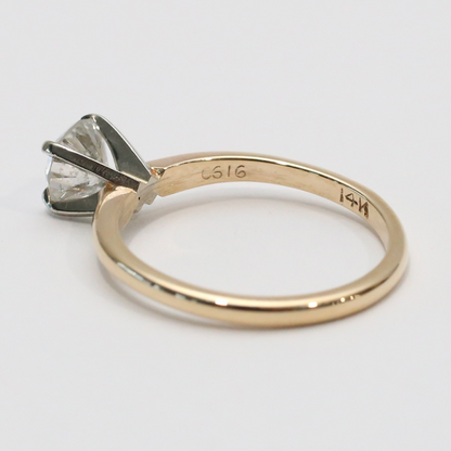 Set cu Diamante din Aur Galben 14k