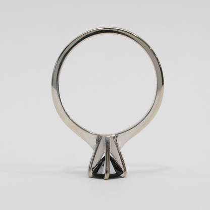 Inel cu Diamante Negru din Aur Galben 14k