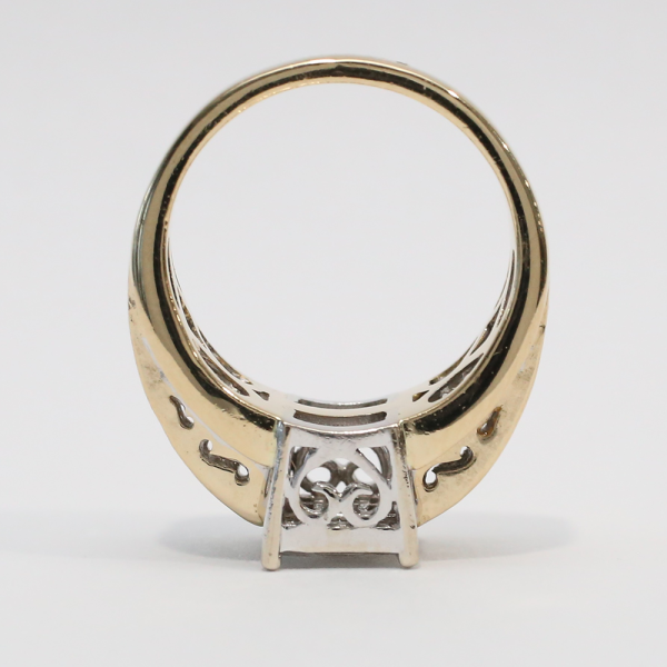 Inel cu Diamante din Aur Galben 14k