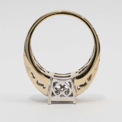 Inel cu Diamante din Aur Galben 14k