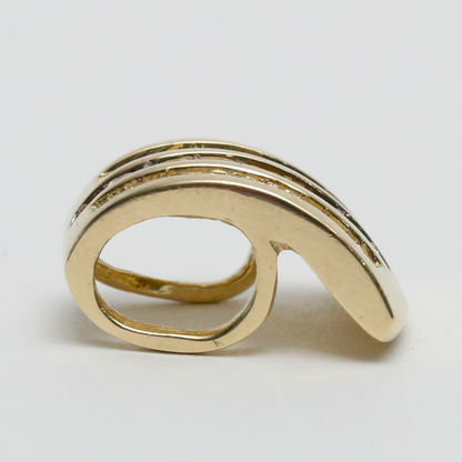 Pandantiv cu Diamante din Aur Galben 14k