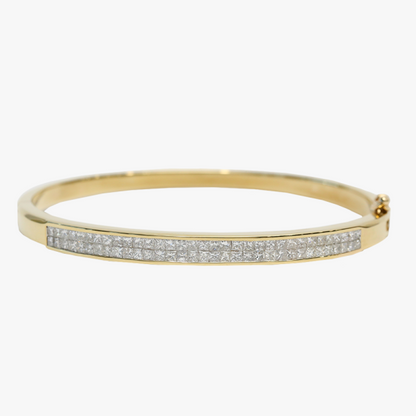 Brăţară cu Diamante din Aur Galben 18k