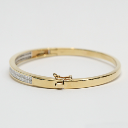 Brăţară cu Diamante din Aur Galben 18k