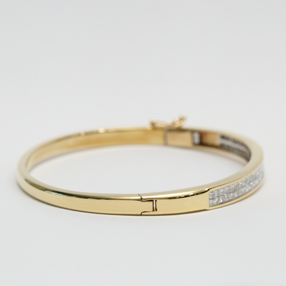 Brăţară cu Diamante din Aur Galben 18k