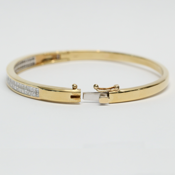 Brăţară cu Diamante din Aur Galben 18k
