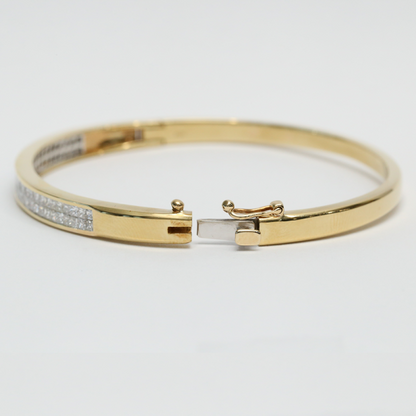 Brăţară cu Diamante din Aur Galben 18k