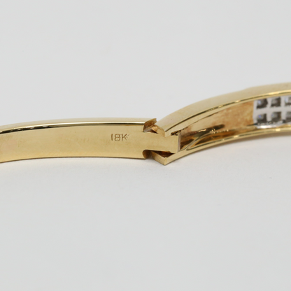 Brăţară cu Diamante din Aur Galben 18k