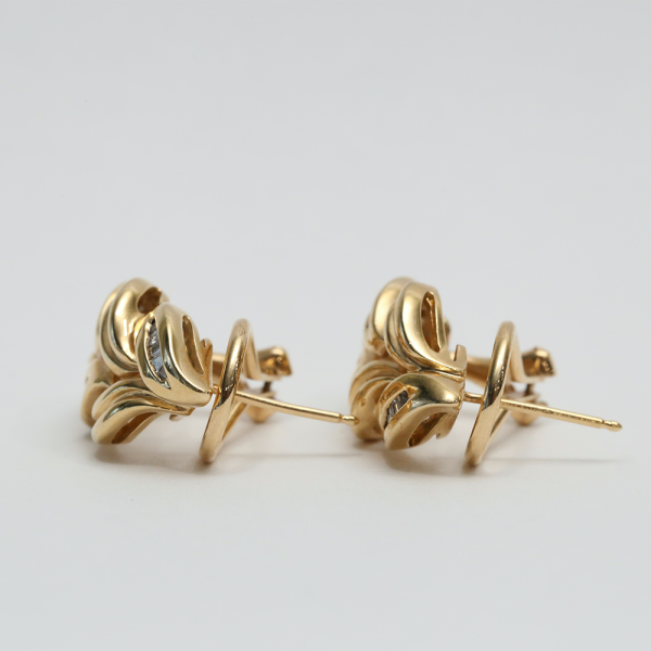 Inel cu Diamante din Aur Galben 14k