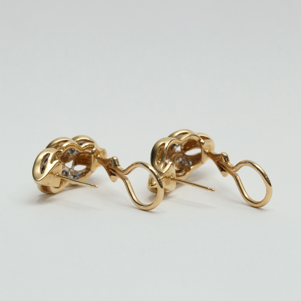 Inel cu Diamante din Aur Galben 14k