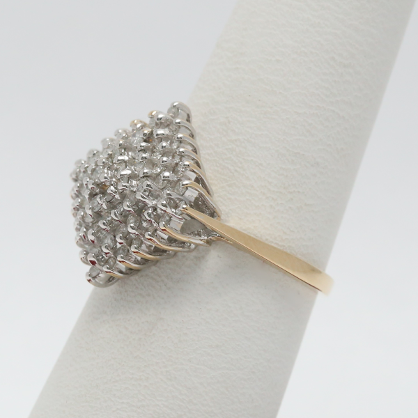 Inel cu Diamante din Aur Galben 14k