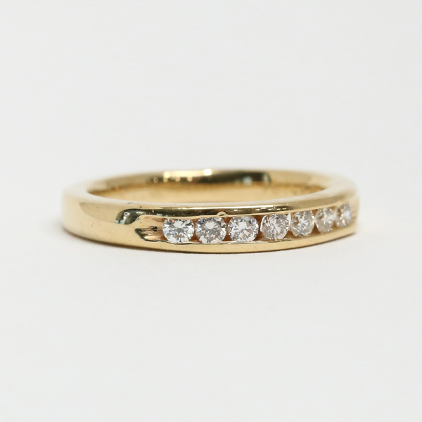 Inel cu Diamante din Aur Galben 14k