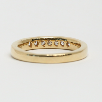 Inel cu Diamante din Aur Galben 14k