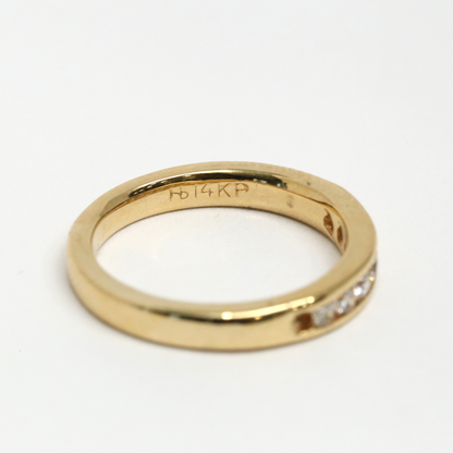 Inel cu Diamante din Aur Galben 14k