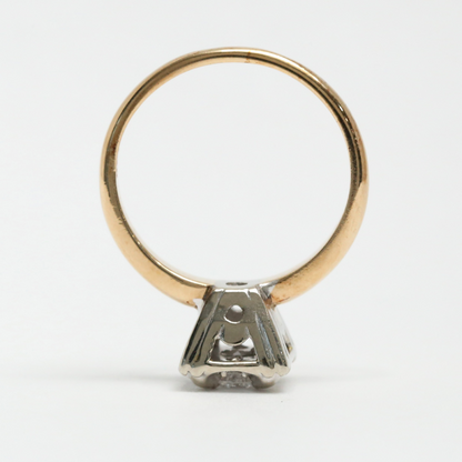 Inel cu Diamante din Aur Galben 14k