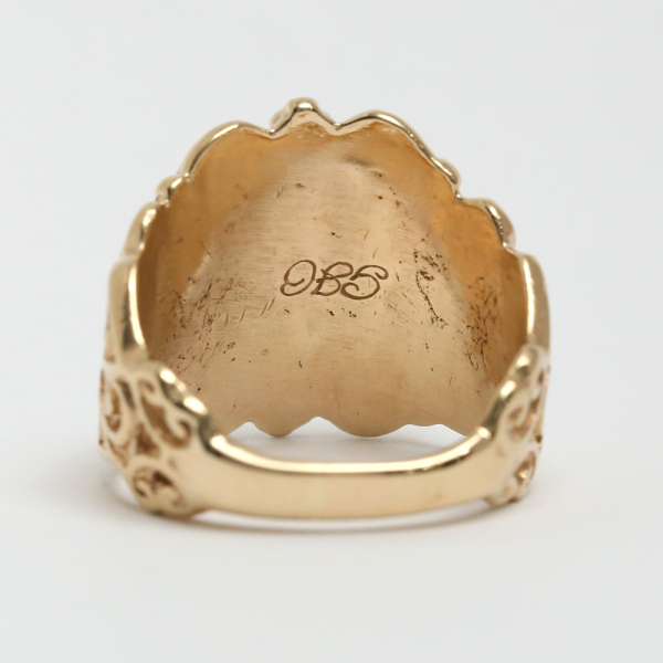 Inel cu Diamante din Aur Galben 14k