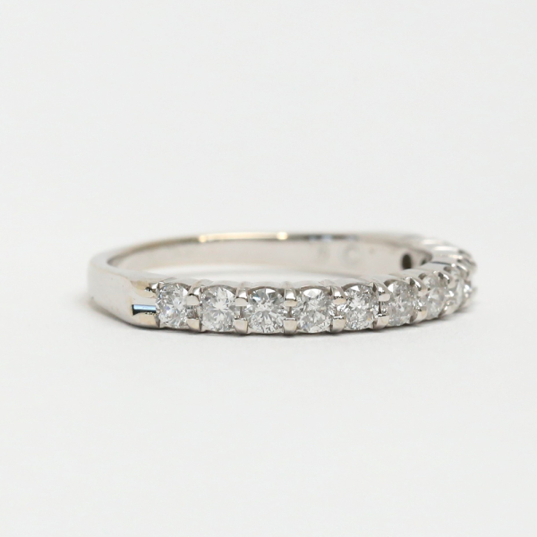 Inel cu Diamante din Aur Alb 14k