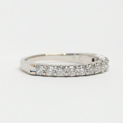 Inel cu Diamante din Aur Alb 14k