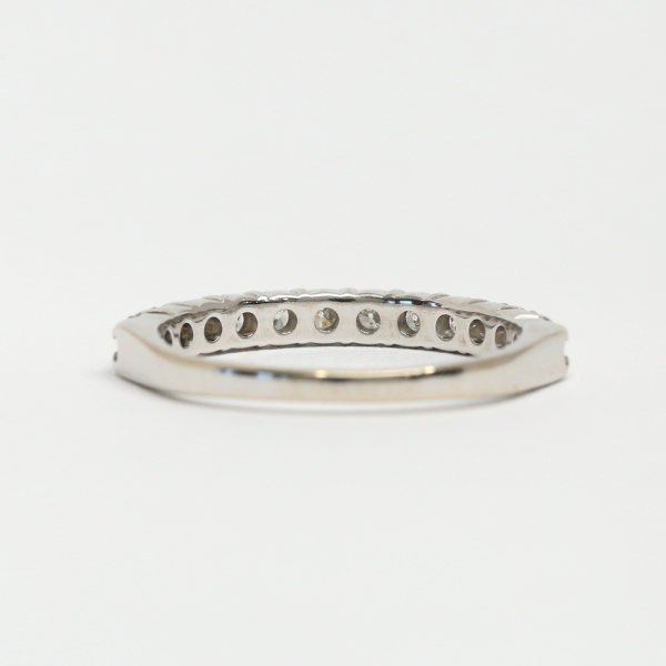 Inel cu Diamante din Aur Alb 14k