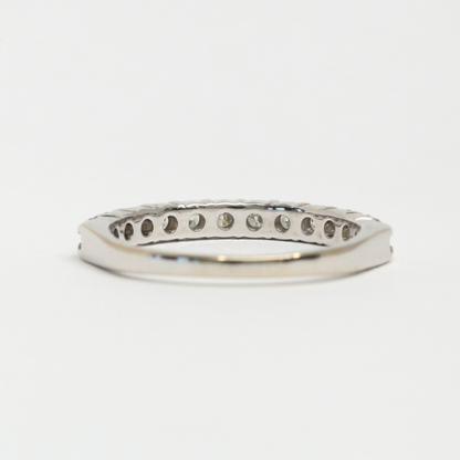 Inel cu Diamante din Aur Alb 14k