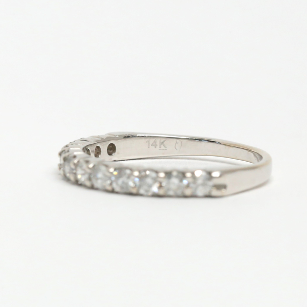 Inel cu Diamante din Aur Alb 14k