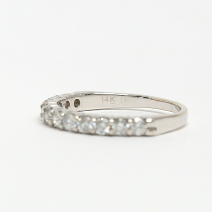 Inel cu Diamante din Aur Alb 14k