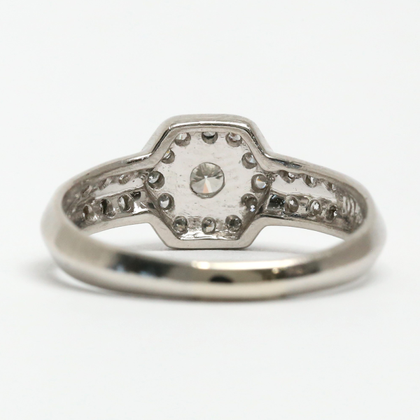 Inel cu Diamante din Platină