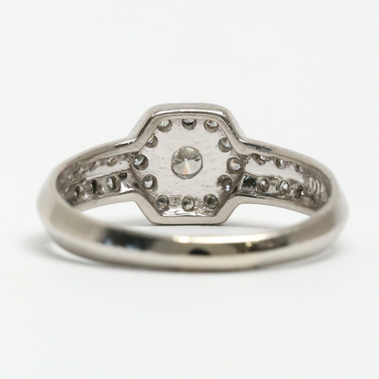 Inel cu Diamante din Platină