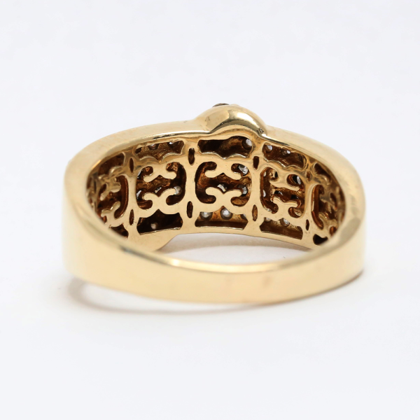 Inel cu Diamante din Aur Galben 14k