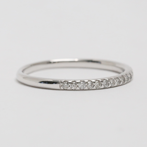 Inel cu Diamante din Aur Alb 14k