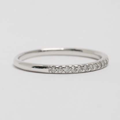 Inel cu Diamante din Aur Alb 14k