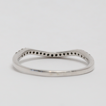 Inel cu Diamante din Aur Alb 14k