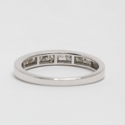 Inel cu Diamante din Aur Alb 14k