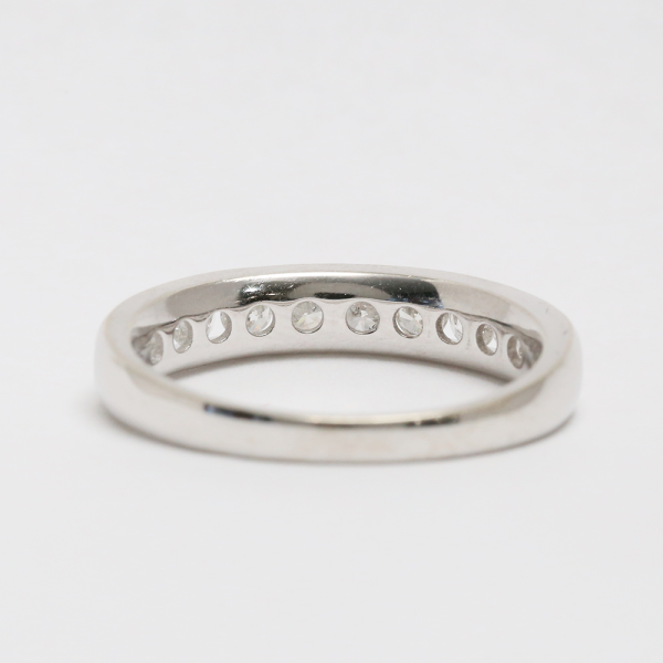 Inel cu Diamante din Aur Alb 14k