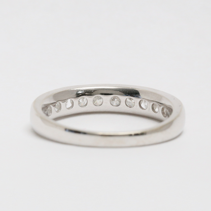 Inel cu Diamante din Aur Alb 14k