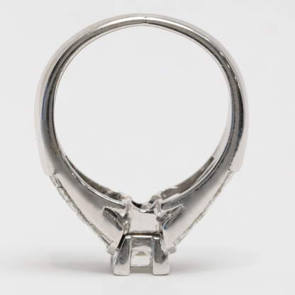 Inel cu Diamante din Aur Alb 14k