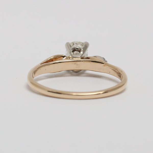 Inel Logodnă cu Diamante din Aur Galben 14k