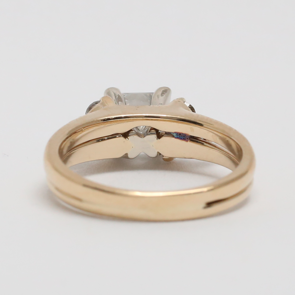 Inel cu Diamante din Aur Galben 14k