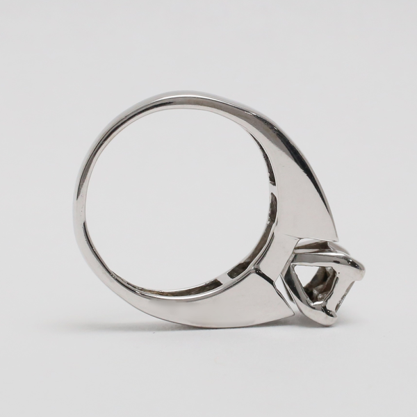 Inel cu Diamante din Aur Alb 14k